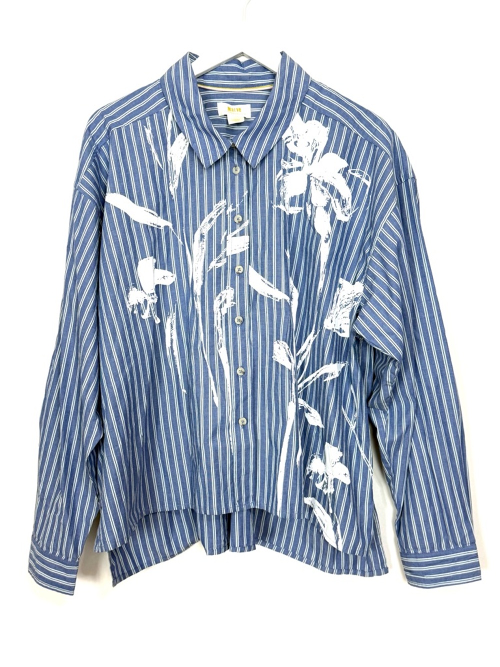 Anthropologie Maeve Alaina Swing Button-Down Shirt - Picture 3 of 9